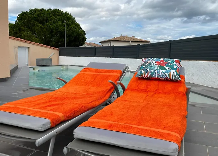 ヴィラ La Des Cistes Au Calme Vue Etangs ナルボンヌ